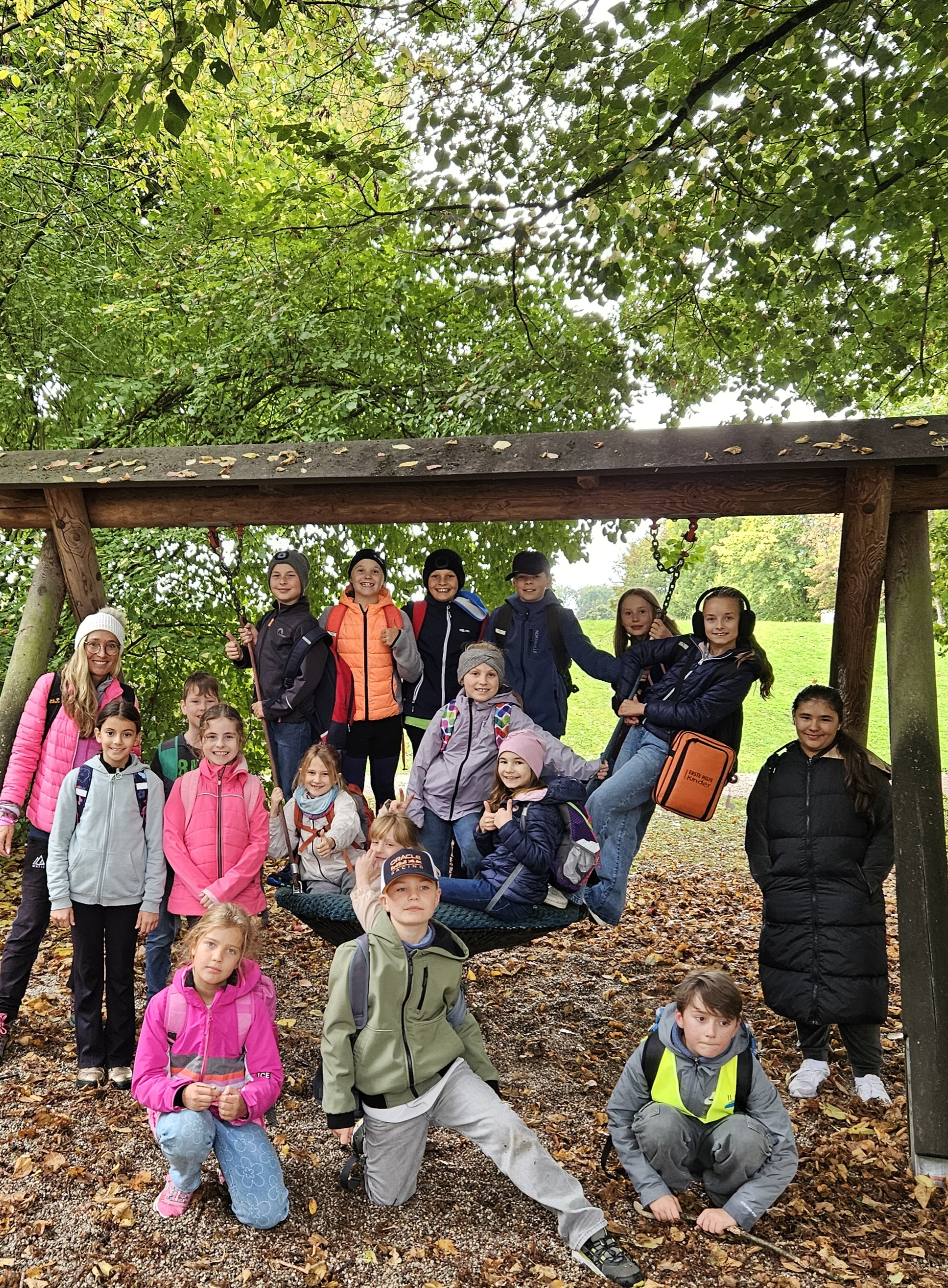 Klassenfoto der Klasse 4c